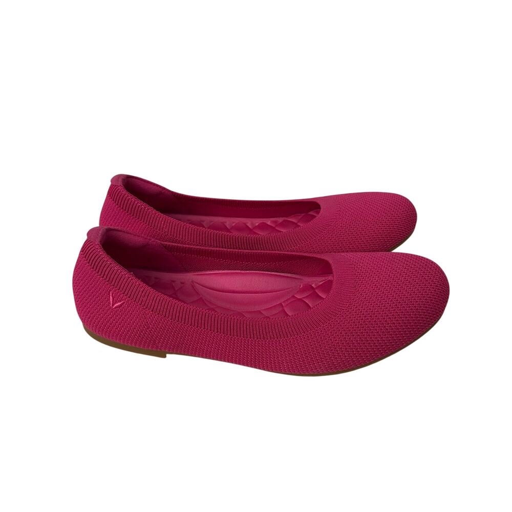 Vivaia Flats Women’s Size 7 Claire Round Toe Ballet Pitaya Pink Shoes 38